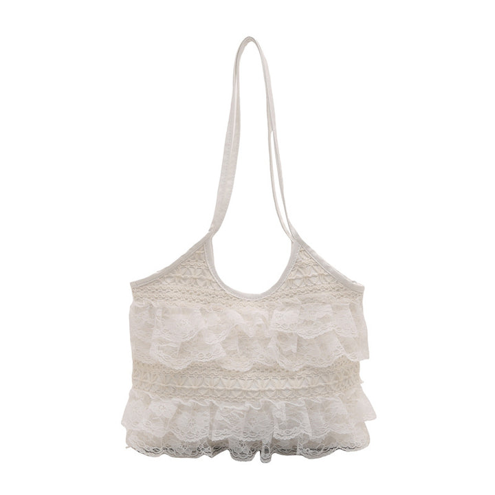 Ruffled Lace Crop Top Stornfield