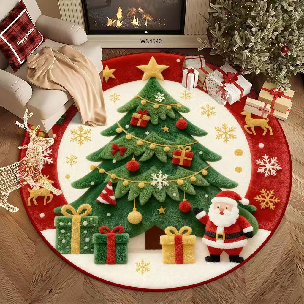 Festive Christmas-Themed Area Rug Stornfield