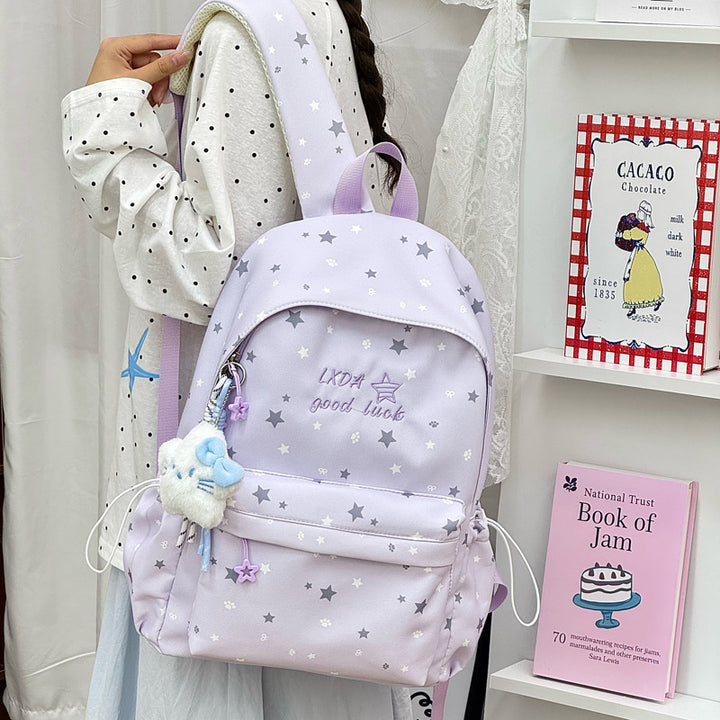 Star Patterned School Backpack Stornfield