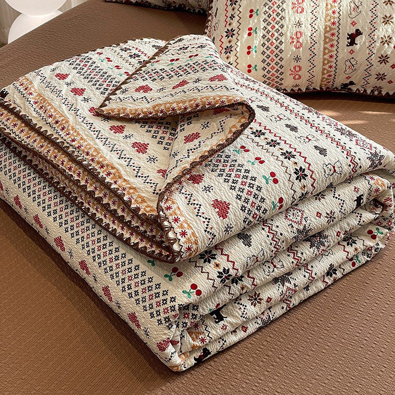 Soft Reversible Patterned Quilt
