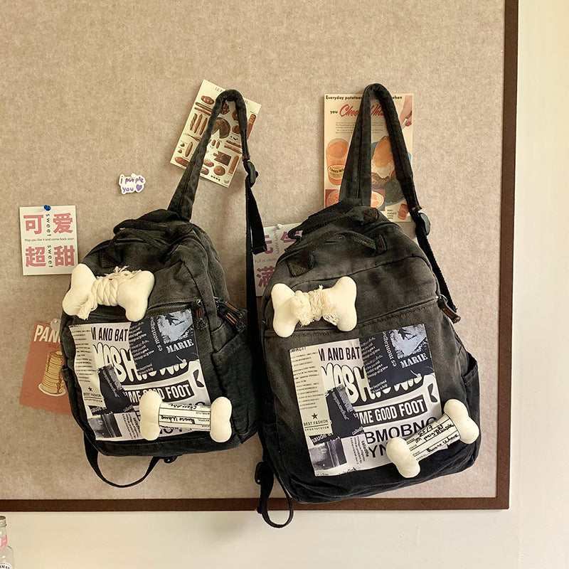 Trendy Graphic Student Backpack Stornfield