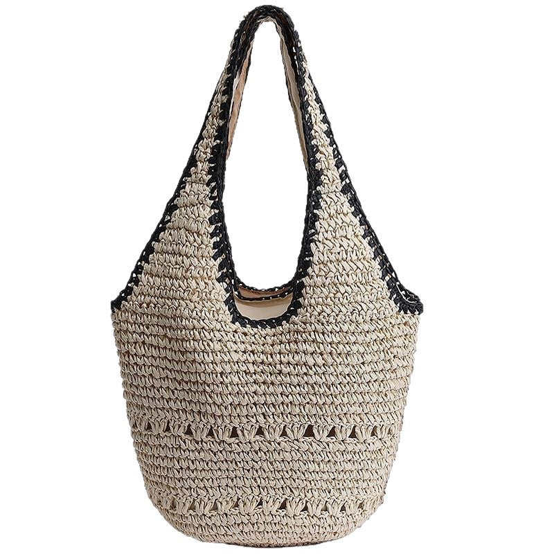 Woven Natural Material Handbag with Minimalist Structure Stornfield
