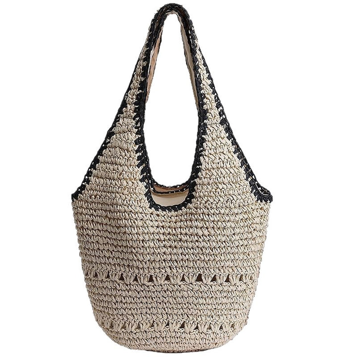 Woven Natural Material Handbag with Minimalist Structure Stornfield