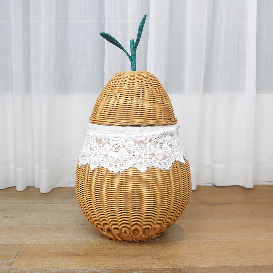 Decorative Woven Storage Container with Lid Stornfield