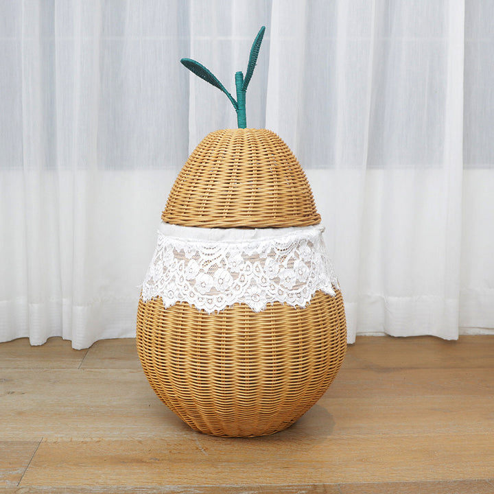 Decorative Woven Storage Container with Lid Stornfield
