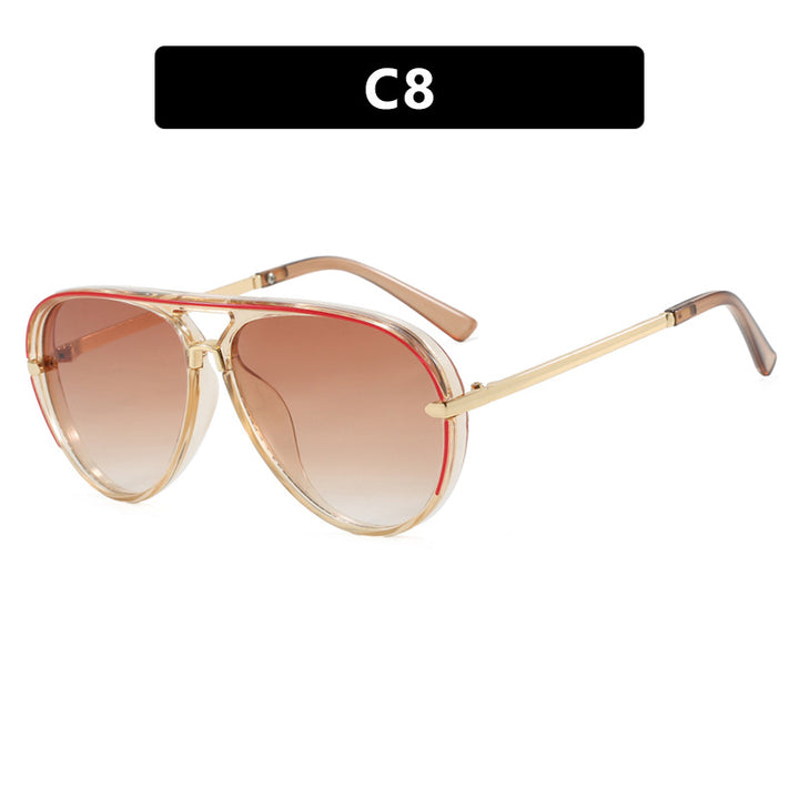 Women's fashion pilot sunglasses with elegant metal accents Stornfield