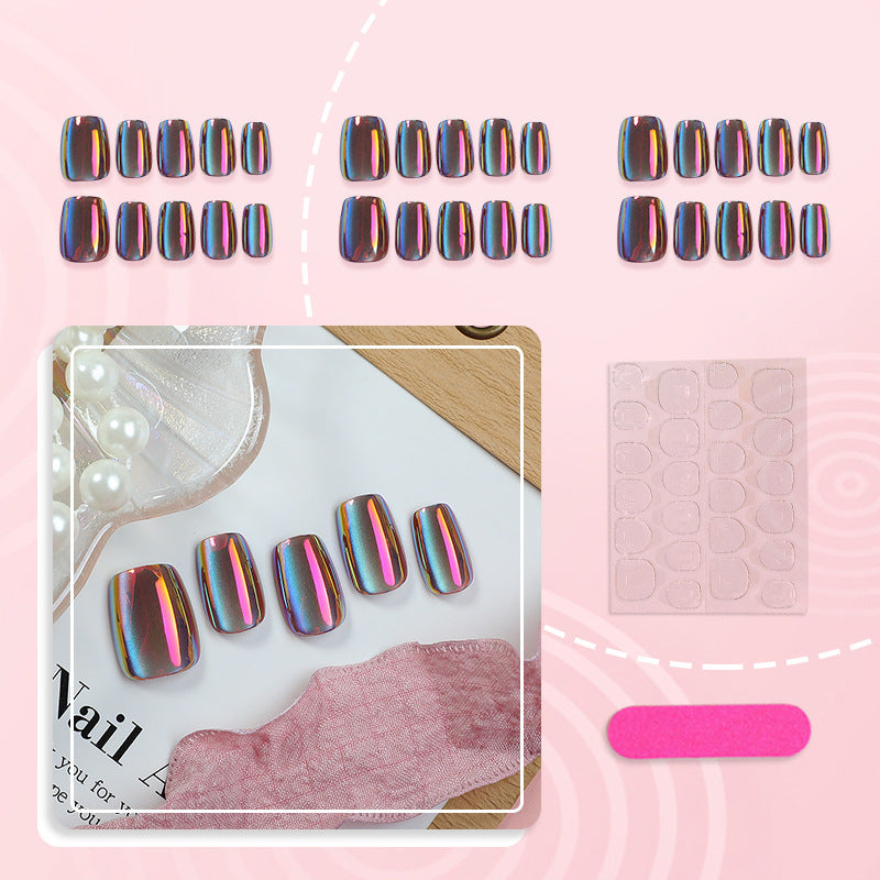 Reflective Press-On Nail Set Stornfield