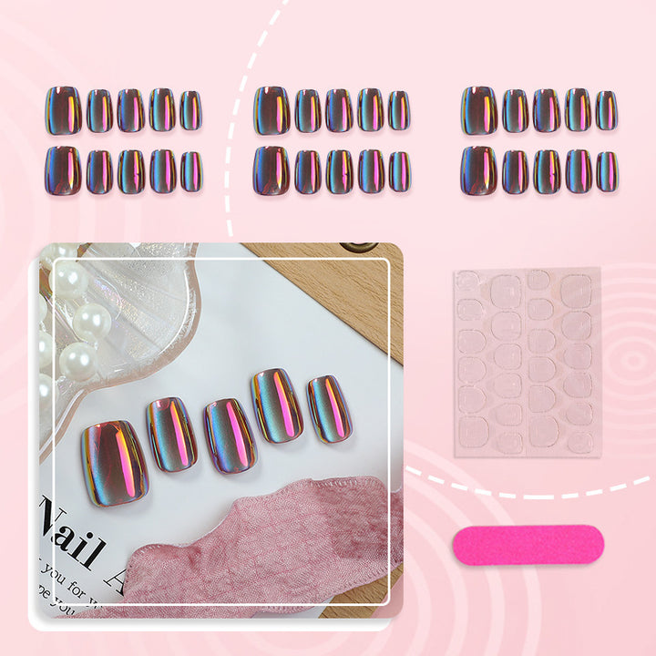 Reflective Press-On Nail Set Stornfield