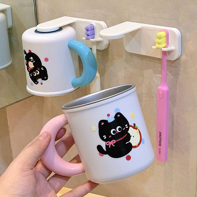 Wall cup holder with creative animal motif Stornfield
