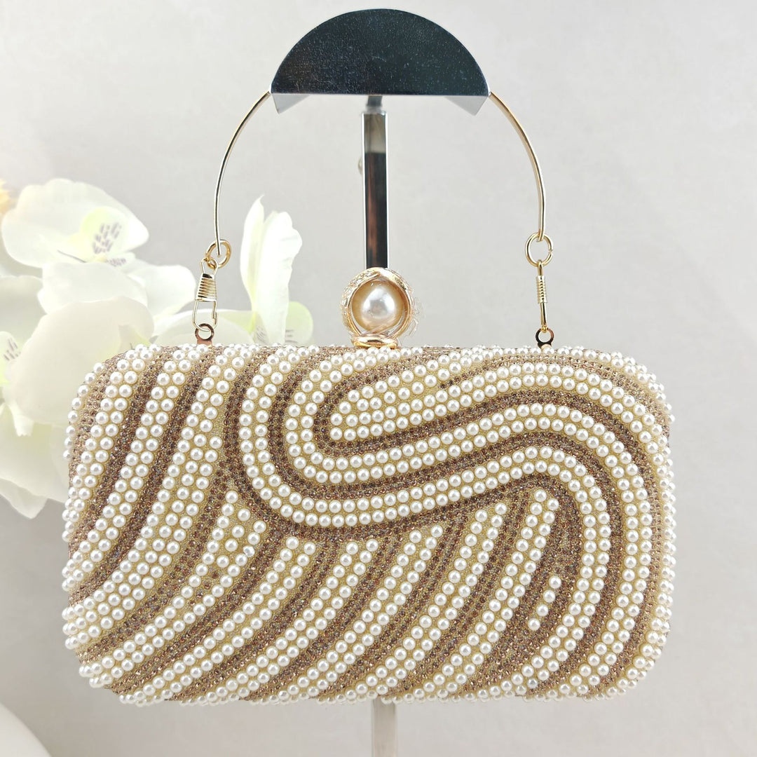 Elegant Beaded Evening Clutch