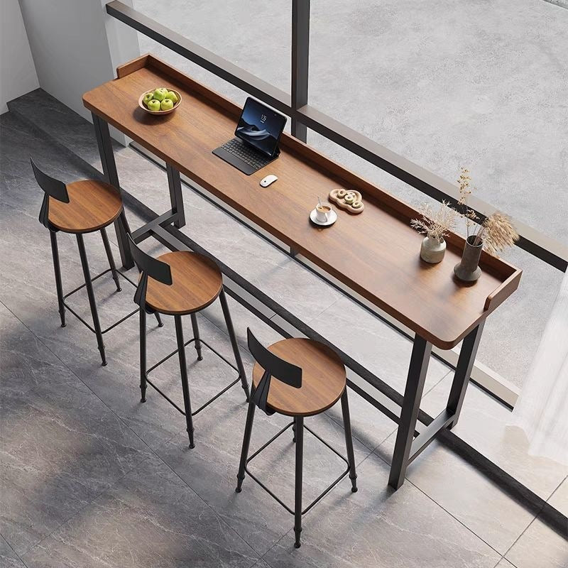 High-quality bar table with integrated storage Stornfield