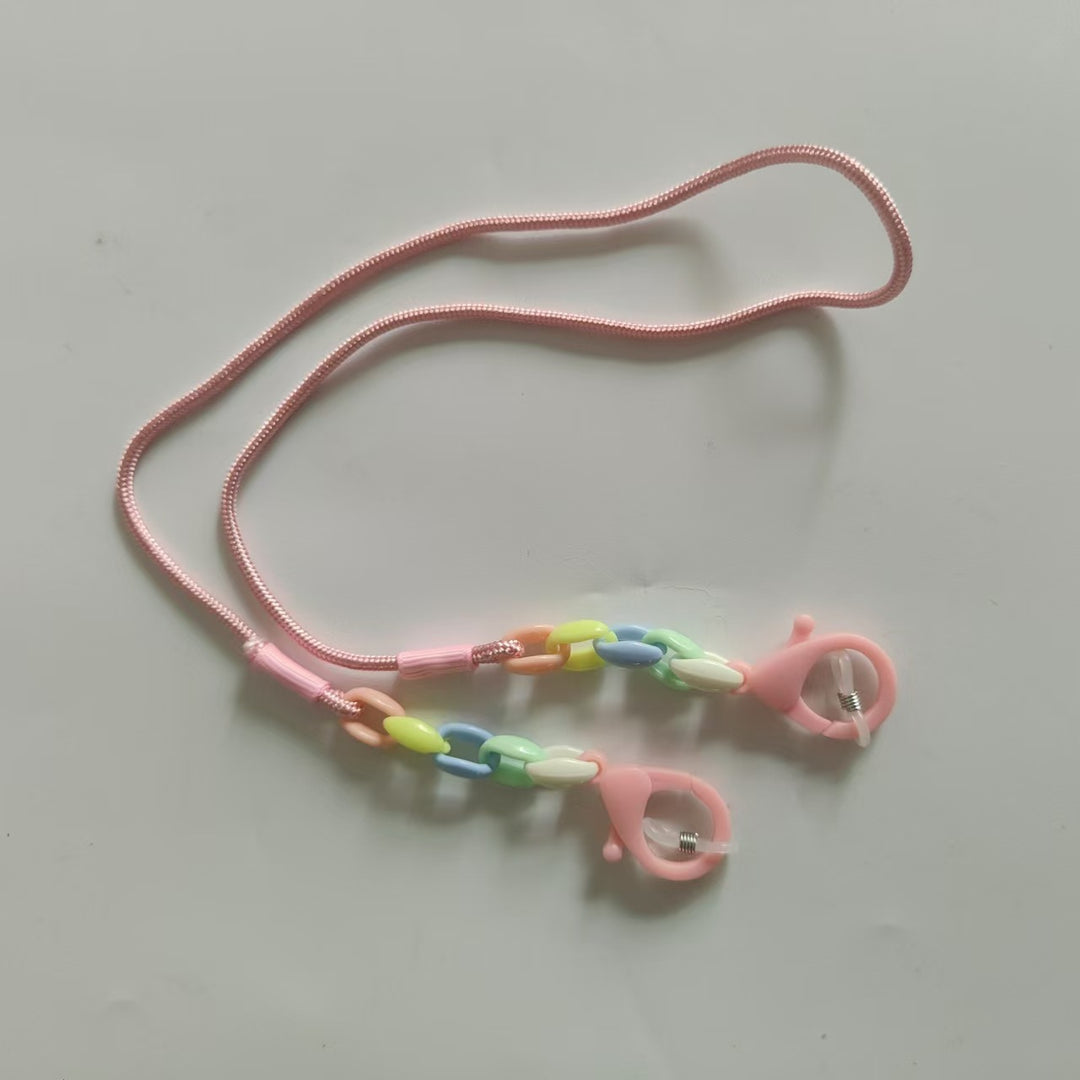 Glasses holder chain with Colorful beads and sturdy clips Stornfield