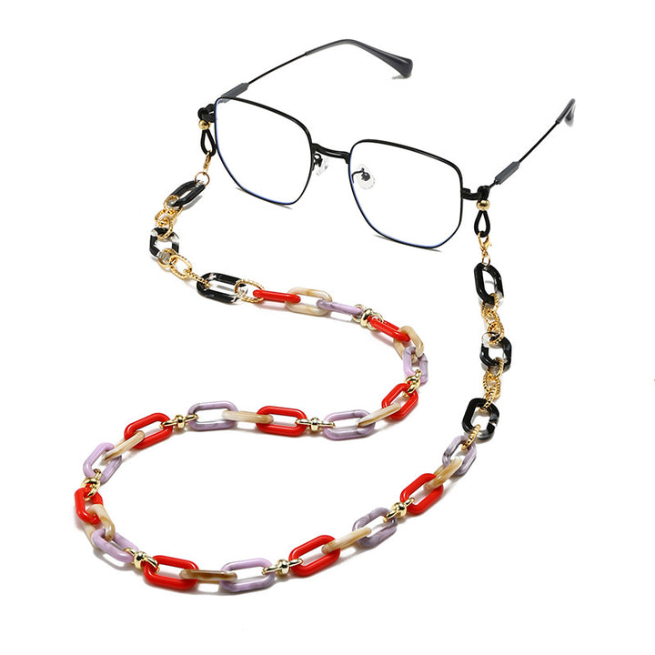 Fashionable Eyewear Chain with Colorful Links Stornfield