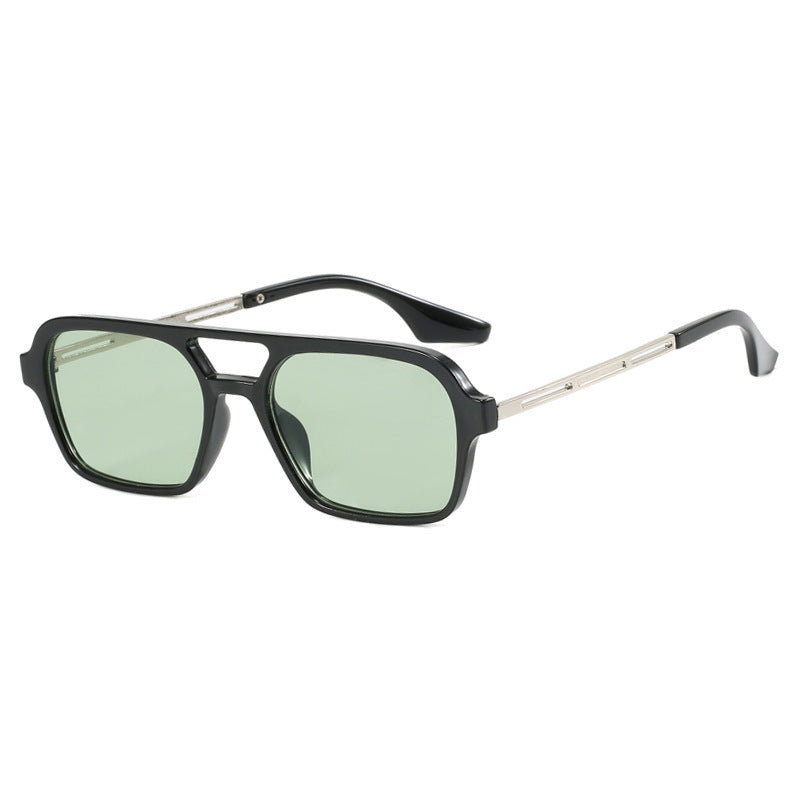 Women's striking square sunglasses with transparent frame Stornfield