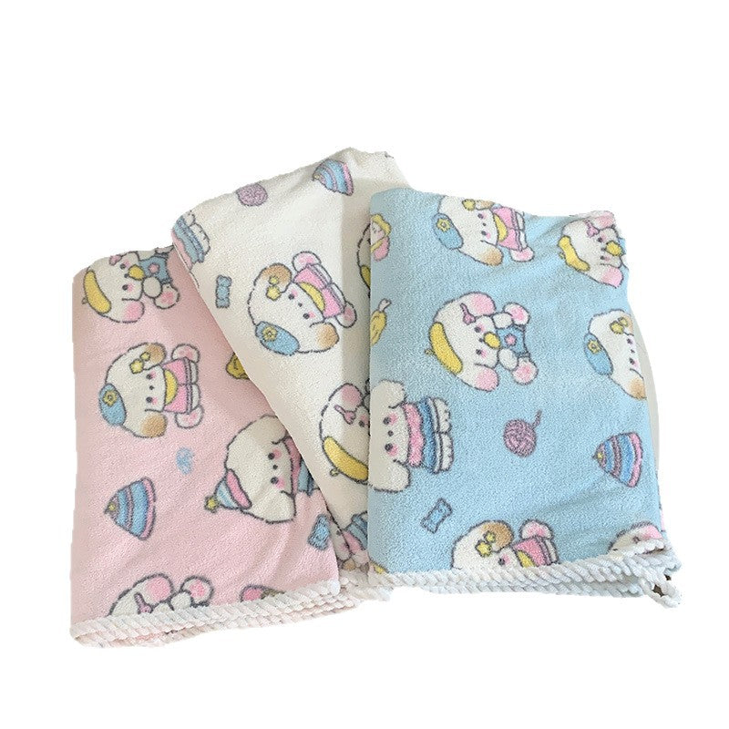 Cuddly blanket with playful animal motif Stornfield