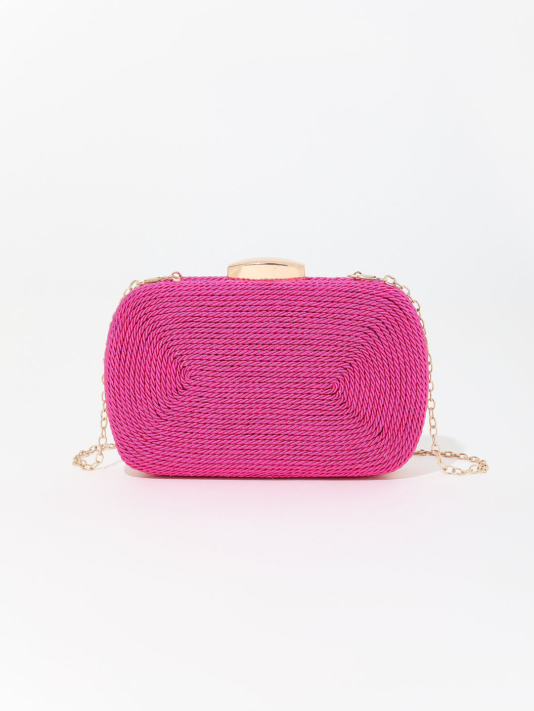 Rope-Textured Evening Clutch