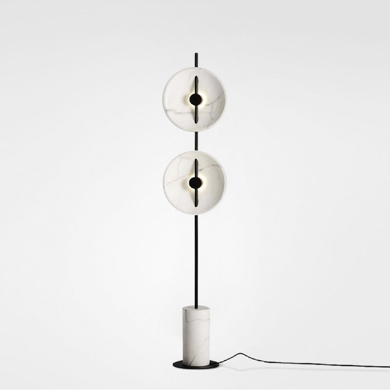 Modern Double Sphere Floor Lamp