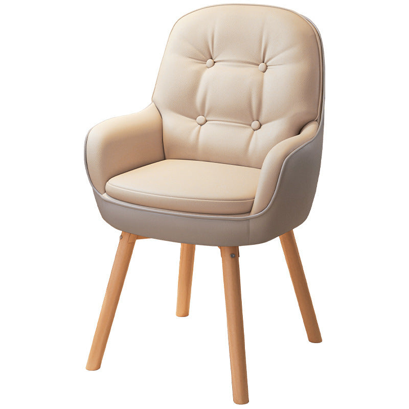 Modern Dining Chair With High-Quality Faux Leather Cover And Ergonomic Shape Stornfield