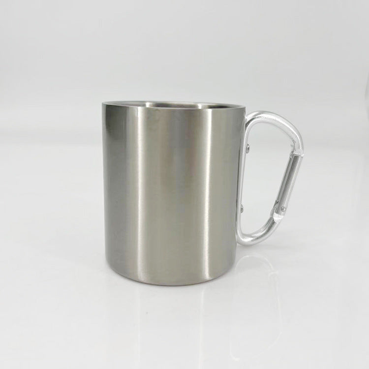 Women High-Quality Stainless Steel Drinking Cup with Carabiner Handle Stornfield