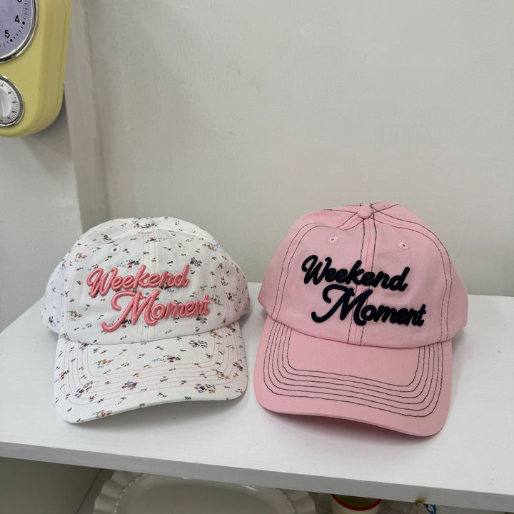 Women's Casual Cotton Baseball Cap with Embroidered Phrase Stornfield