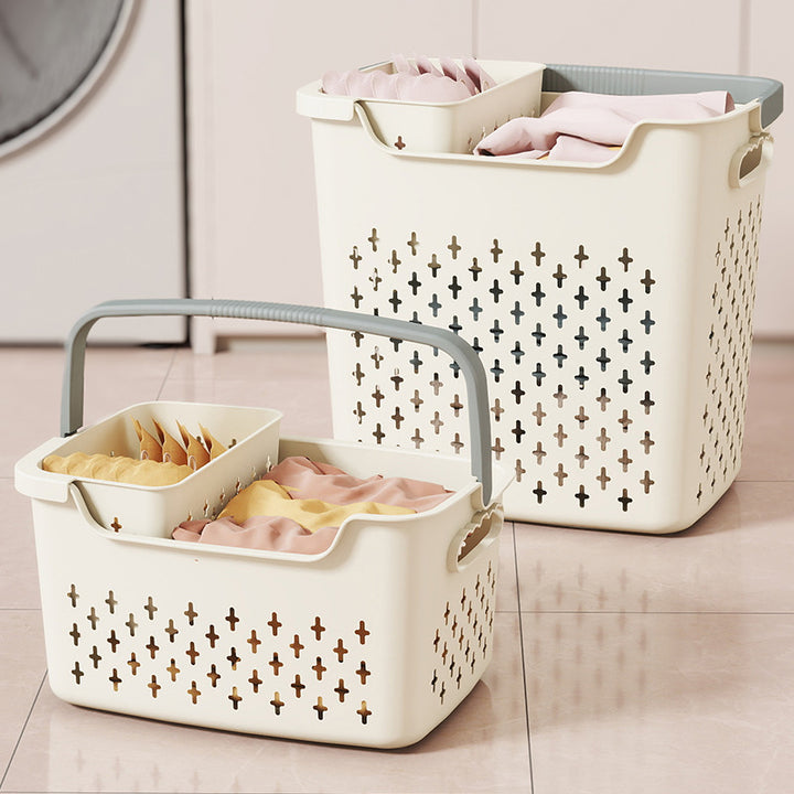 Women's stackable storage baskets with ergonomic handles Stornfield