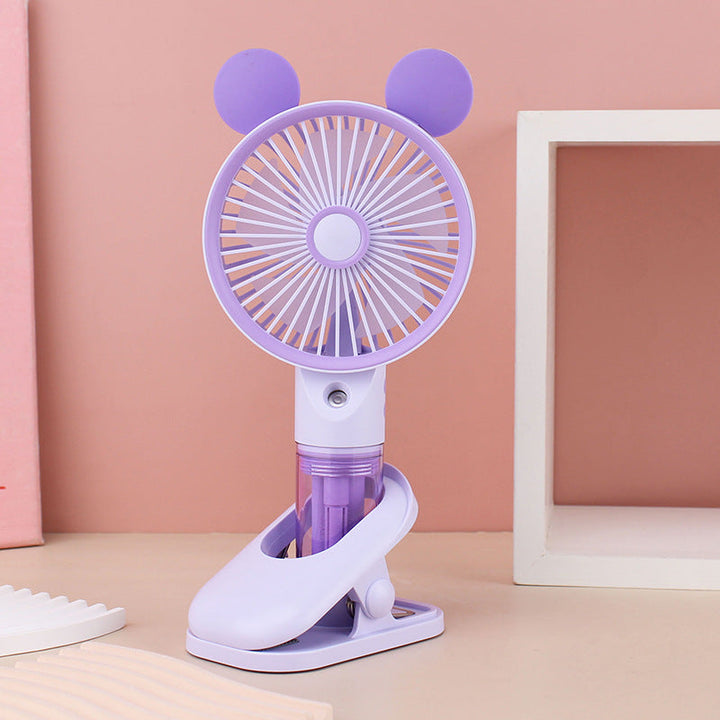 Women Portable Mini Fan with Spray Function Stornfield
