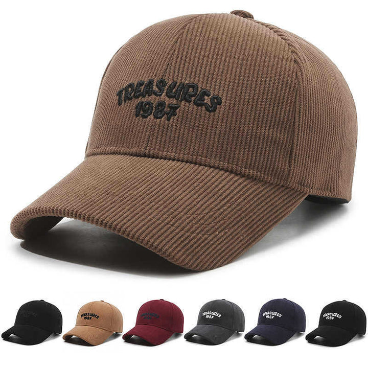 Women's Corduroy Embroidered Baseball Cap Stornfield