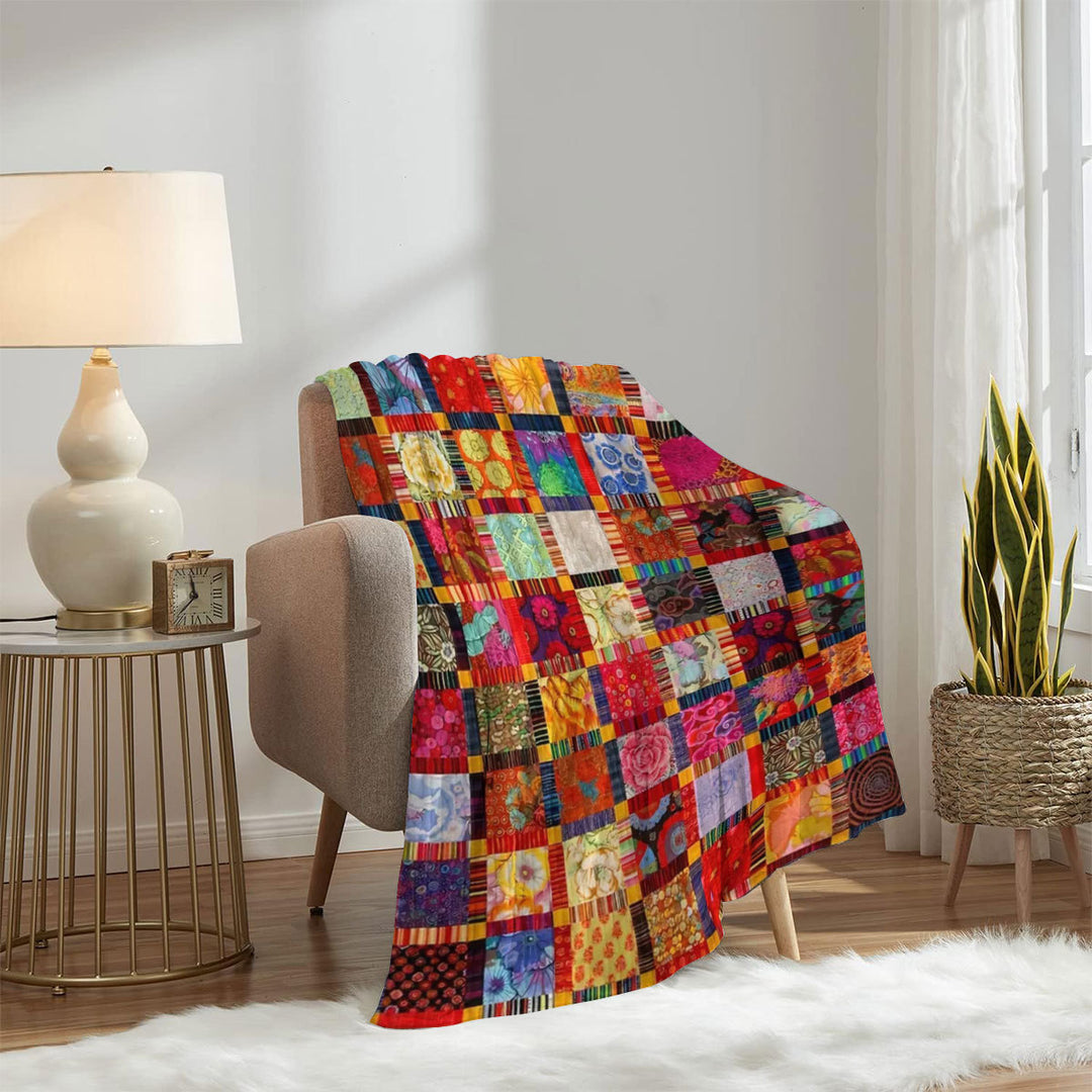 Patchwork Throw Blanket