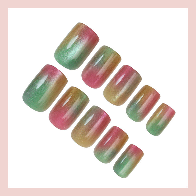 Nail art set with shimmering ombre effects Stornfield
