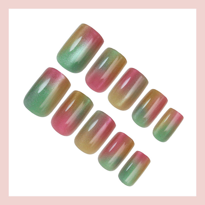 Nail art set with shimmering ombre effects Stornfield