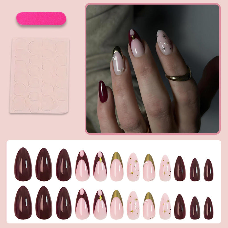 Nail art set with glamorous design elements and elegant accents Stornfield