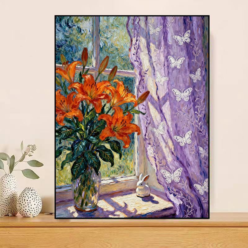 Vintage Floral Canvas Art Print Stornfield