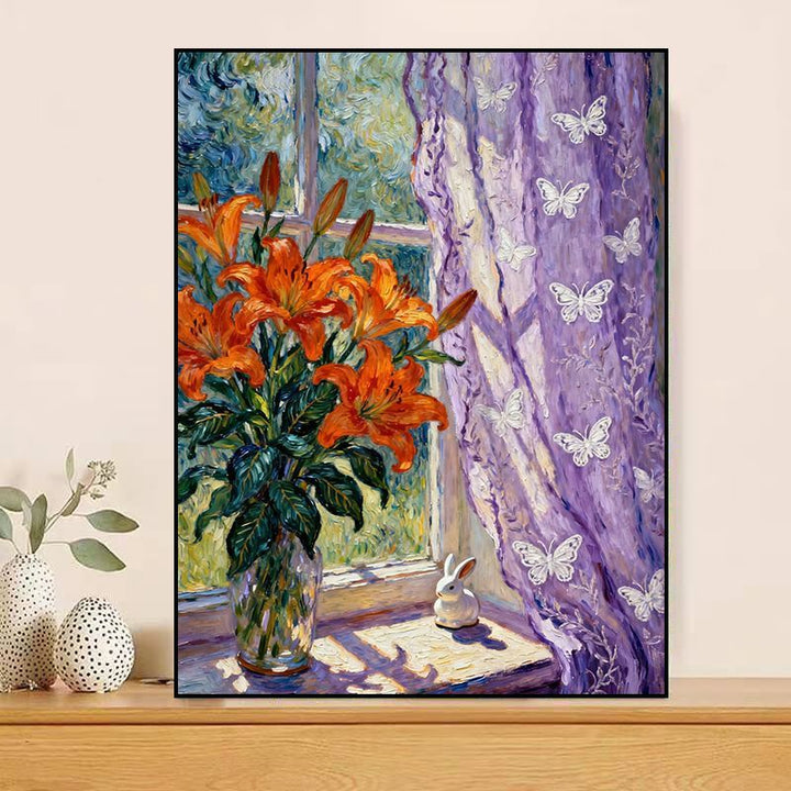 Vintage Floral Canvas Art Print Stornfield