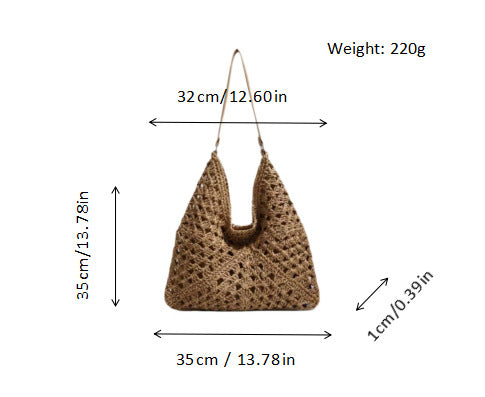 Hand-knotted shoulder bag Stornfield