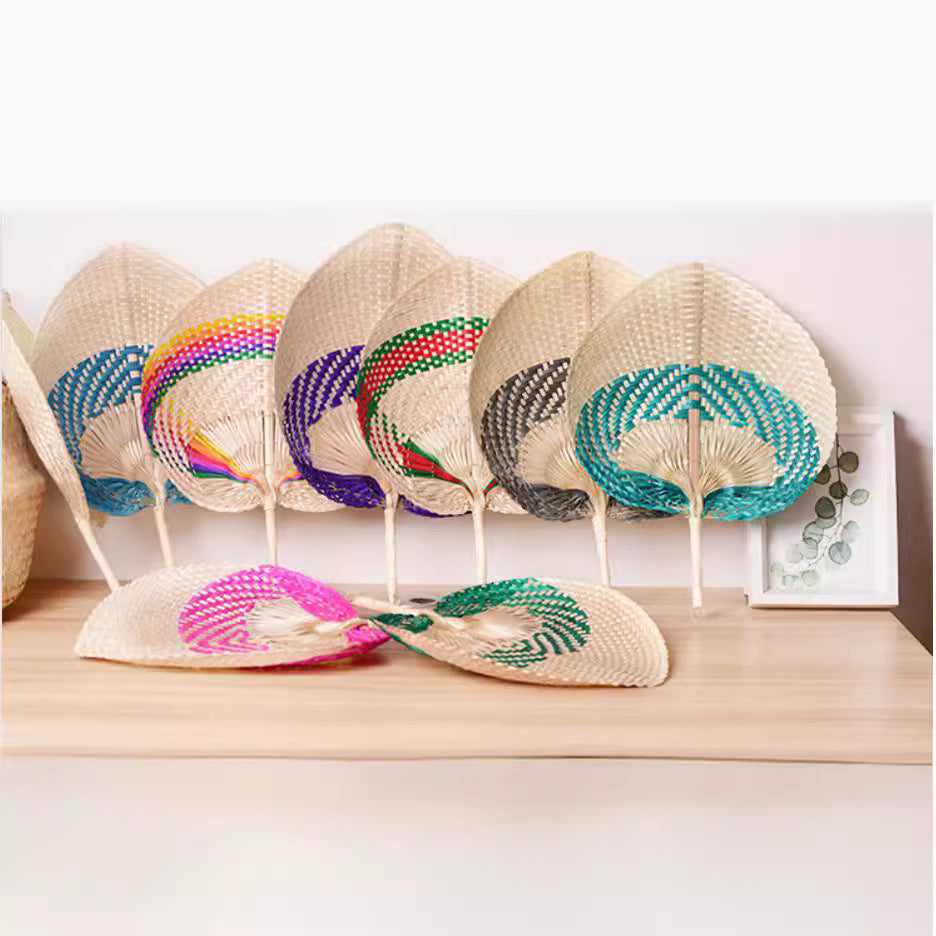 Women handmade fan made of natural material Stornfield