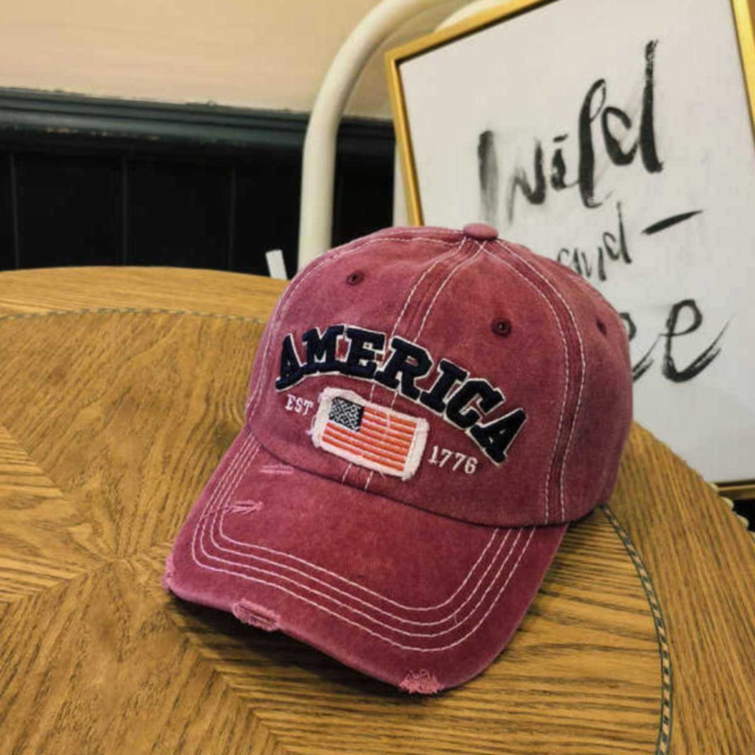Unisex Vintage-Inspired Distressed Baseball Cap Stornfield