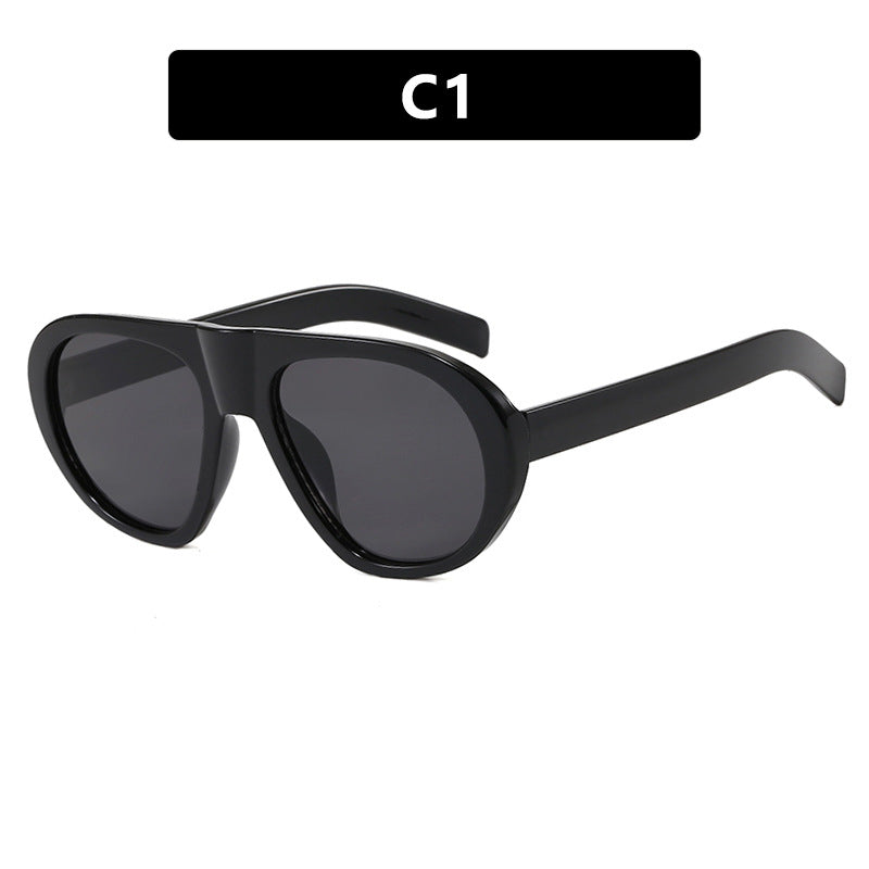 Women striking sunglasses with futuristic frame and sturdy design Stornfield