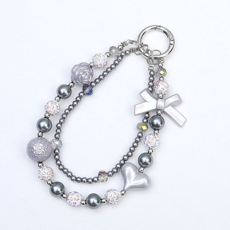 Decorative Beaded Keychain Holder Stornfield