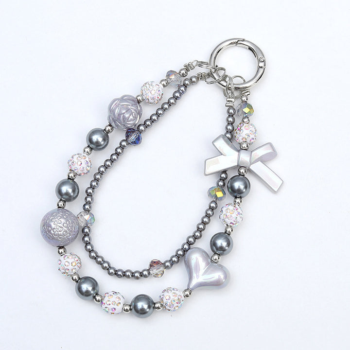 Decorative Beaded Keychain Holder Stornfield