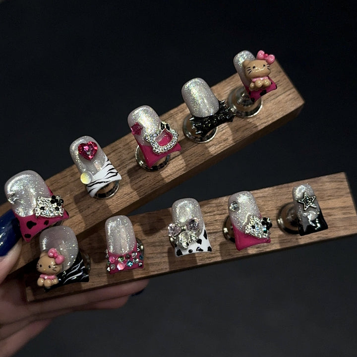 Creative Art Nails with Playful Design Stornfield