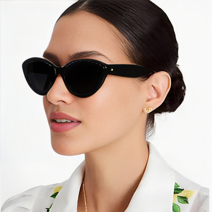 Women Cat-Eye Sunglasses with Glittering Details Stornfield