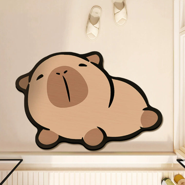 Cute Cartoon Character Bath Mat Decor