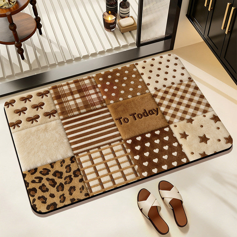 Plush Decorative Bath Mat