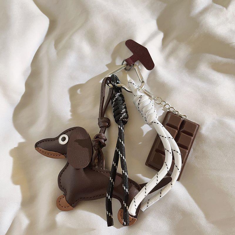 Dog-Shaped Charm Keychain Stornfield
