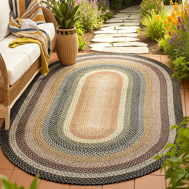 Braided Indoor Area Rug for Home Floor Decor