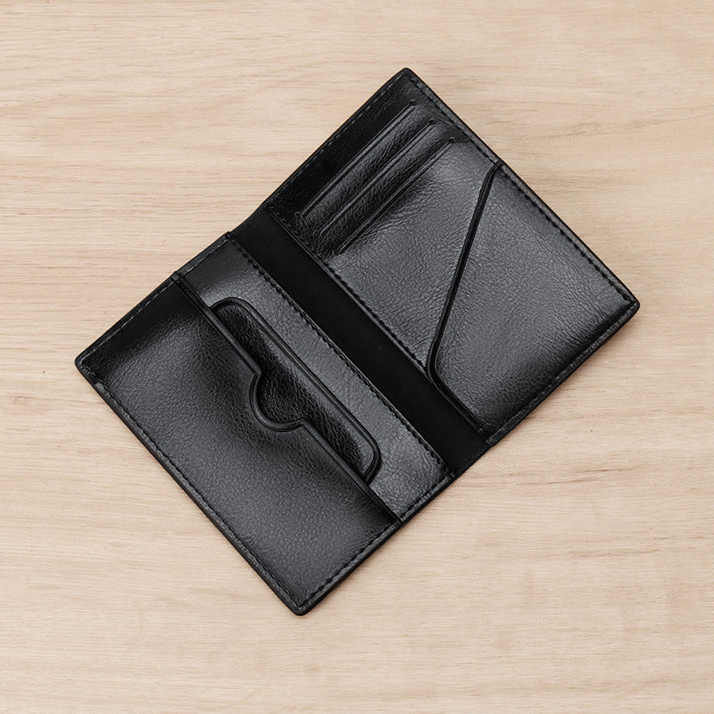 Premium Leather Vertical Card Holder Stornfield