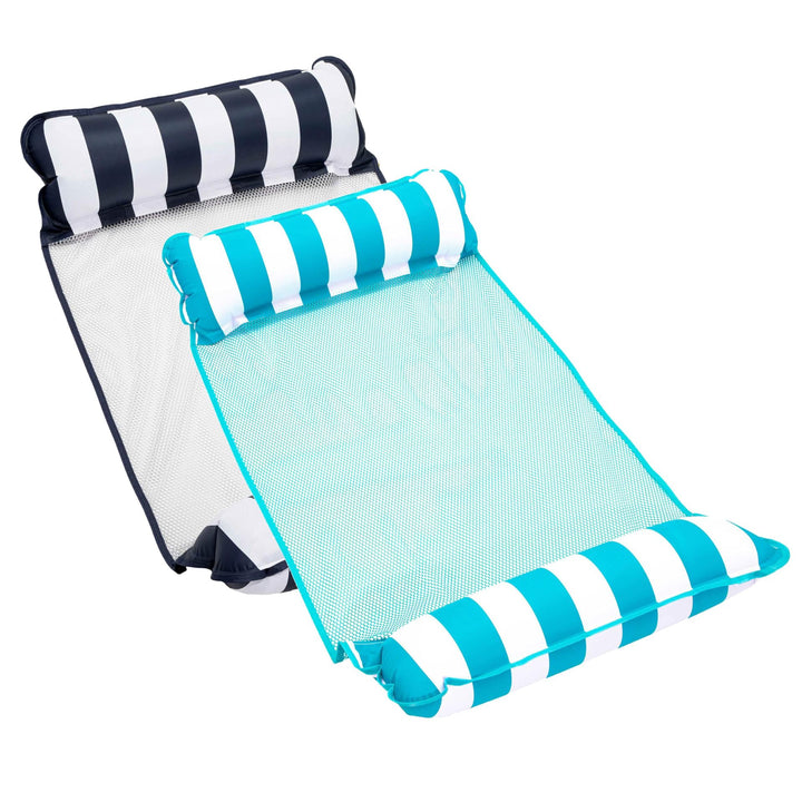 Unisex Inflatable Water Lounger with Net Structure Stornfield