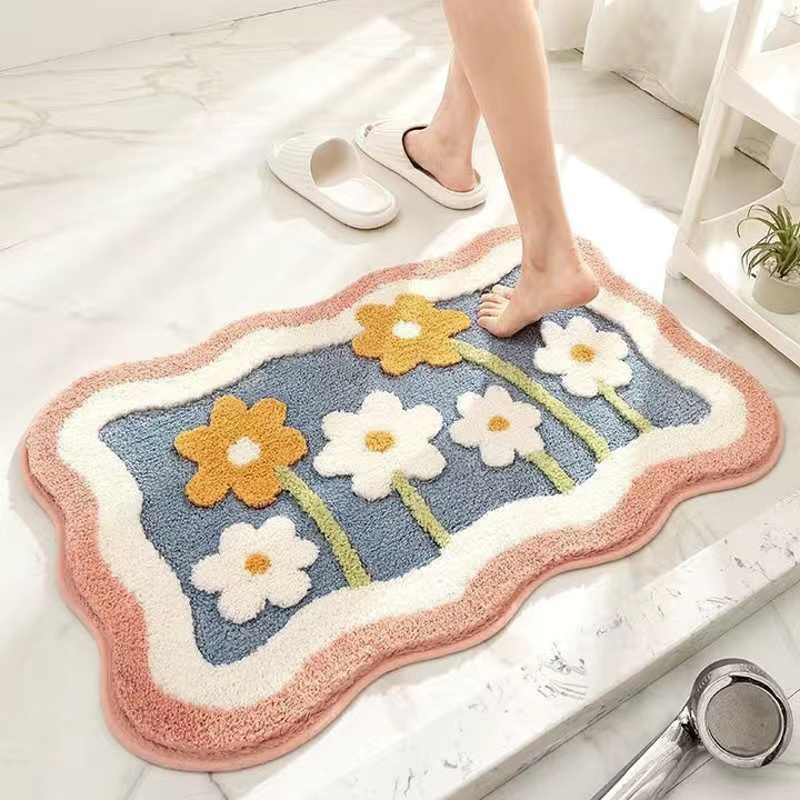 Cat-Themed Bath Mat