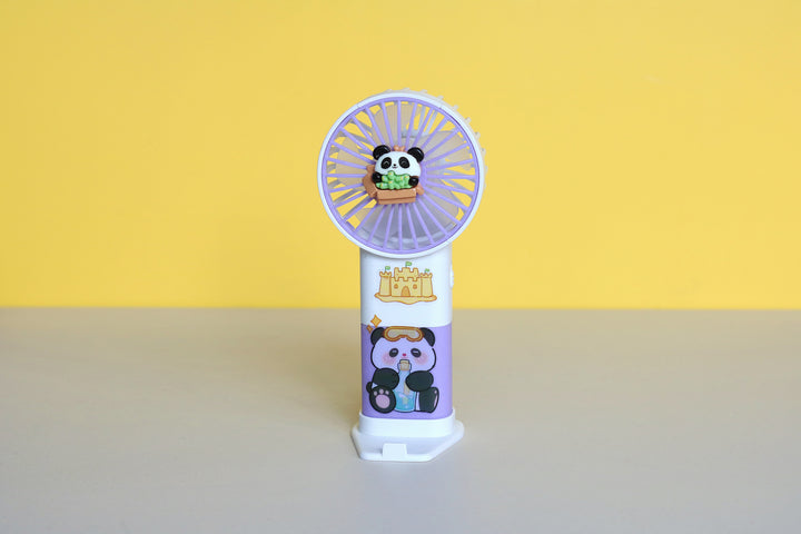 Unisex Portable Hand Fan in Cute Panda Design Stornfield