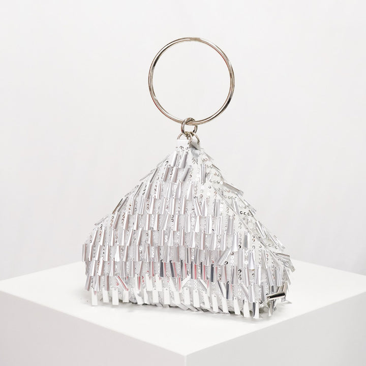 Decorative Fringe Clutch